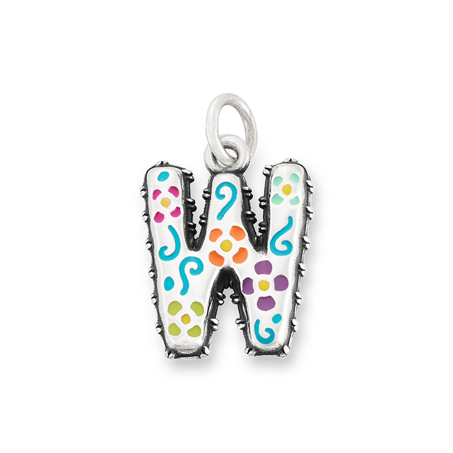 Consuela Enamel Consuela Floral Initial Charm