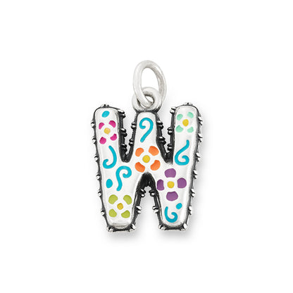 Consuela Enamel Consuela Floral Initial Charm