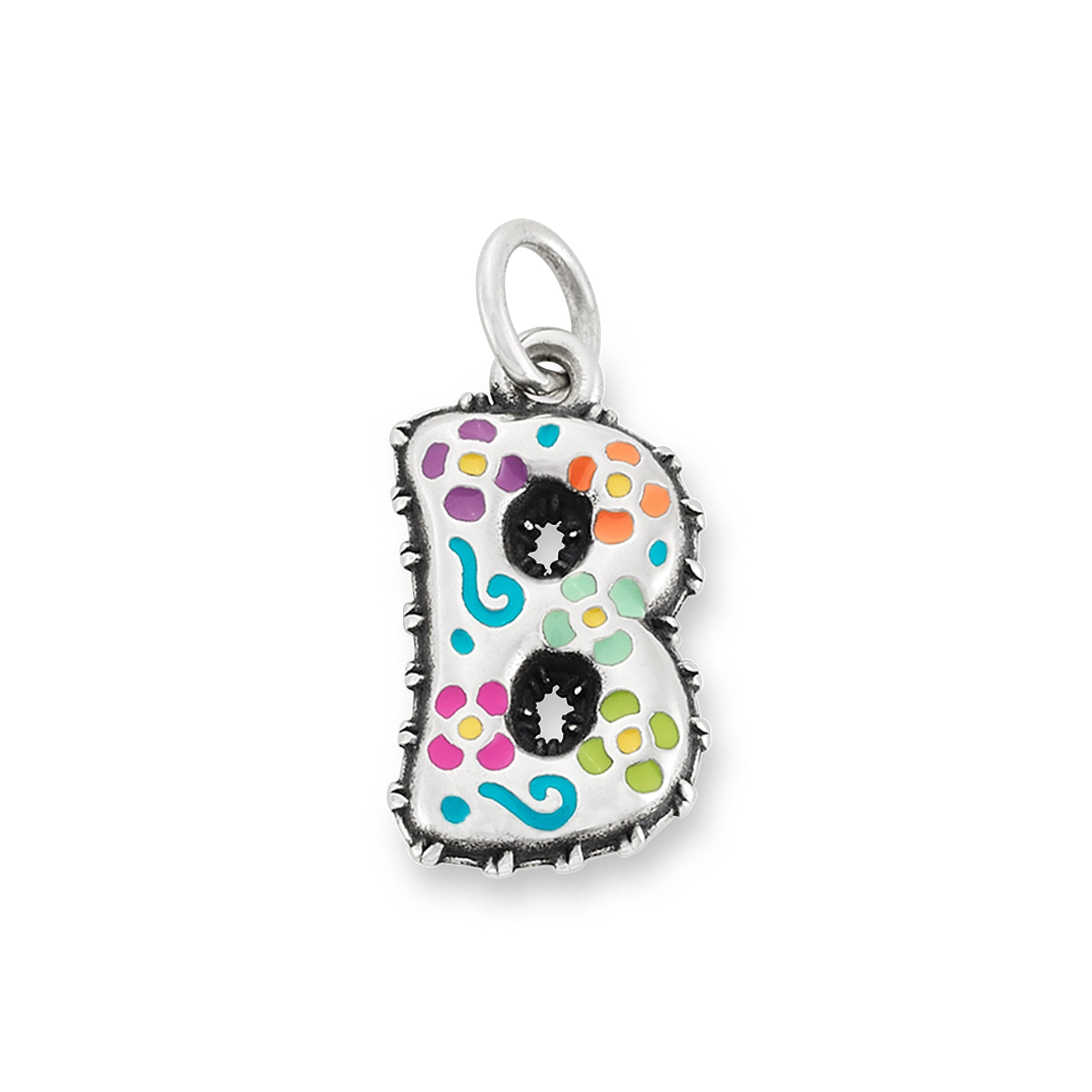 Consuela Enamel Consuela Floral Initial Charm