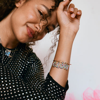 Consuela Enamel Consuela Floral Initial Charm