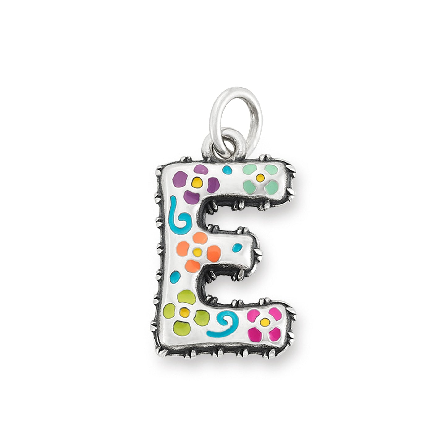 Consuela Enamel Consuela Floral Initial Charm