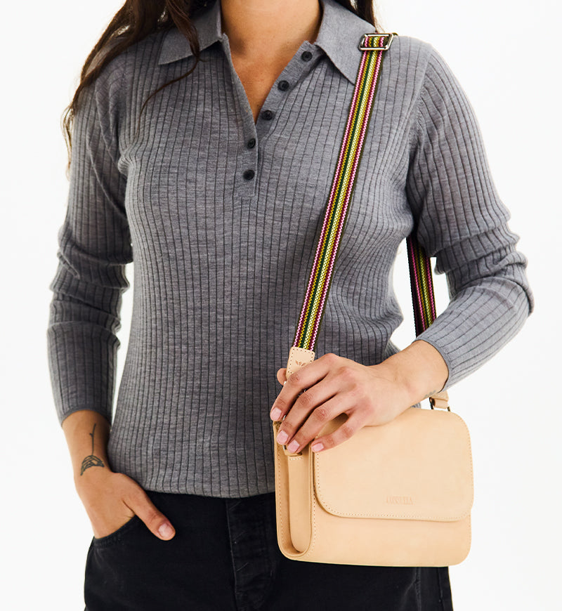 Consuela Bag Strap - Olivo Slim Webbing