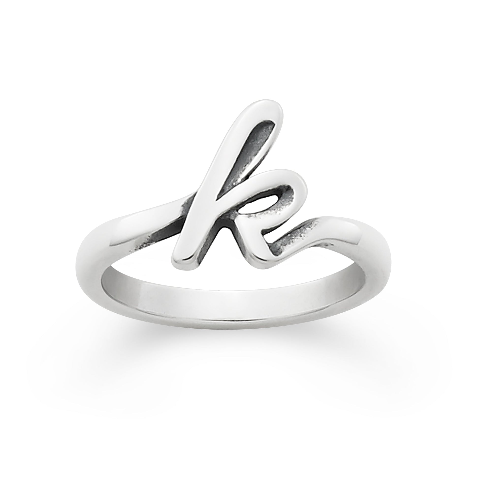 Consuela Script Initial 'K' Ring
 – Consuela