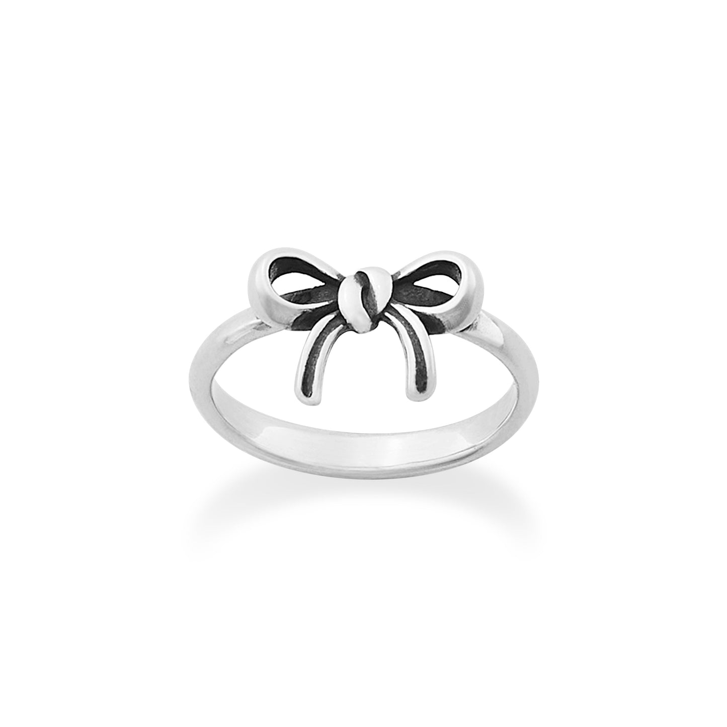 Consuela Delicate Bow Sterling Silver Ring
 – Consuela