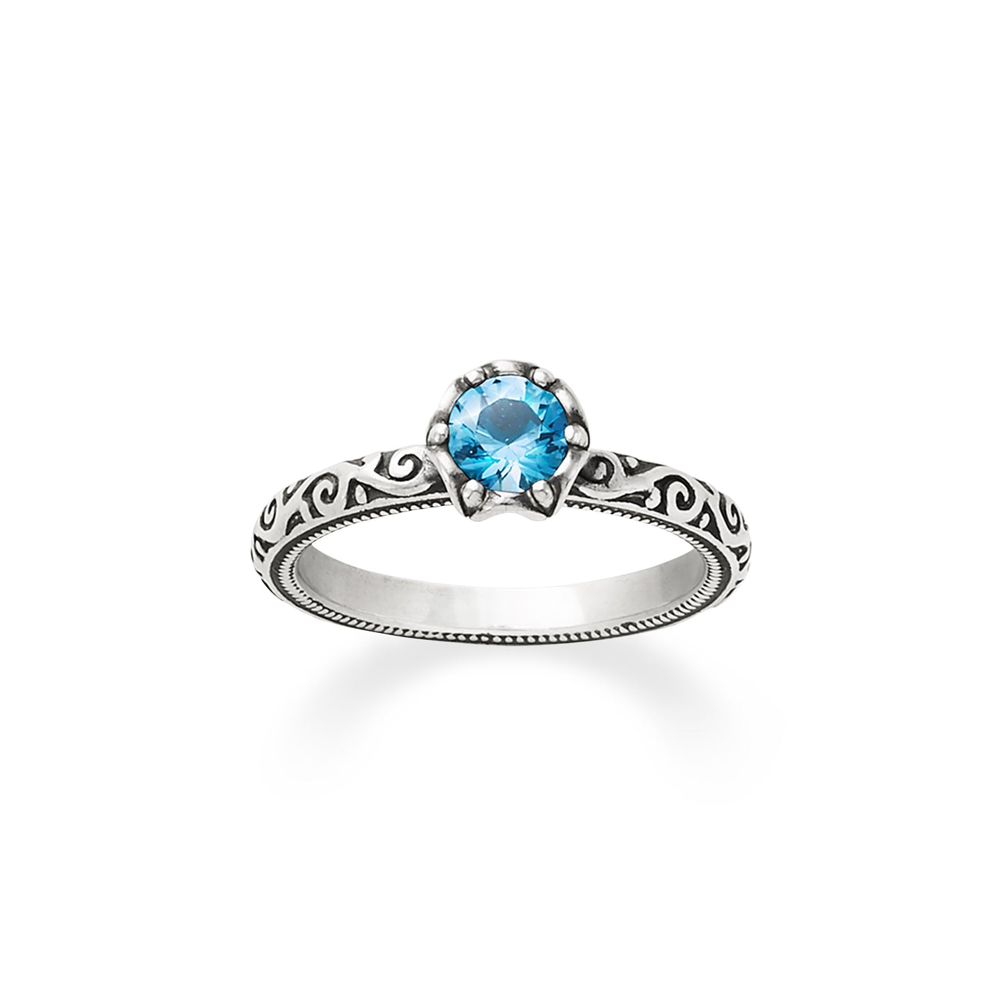 Consuela Cherished Birthstone Ring with Blue Topaz
 – Consuela