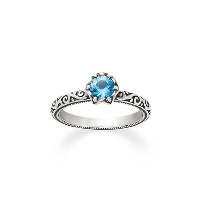 Consuela Cherished Birthstone Ring with Blue Topaz
 – Consuela