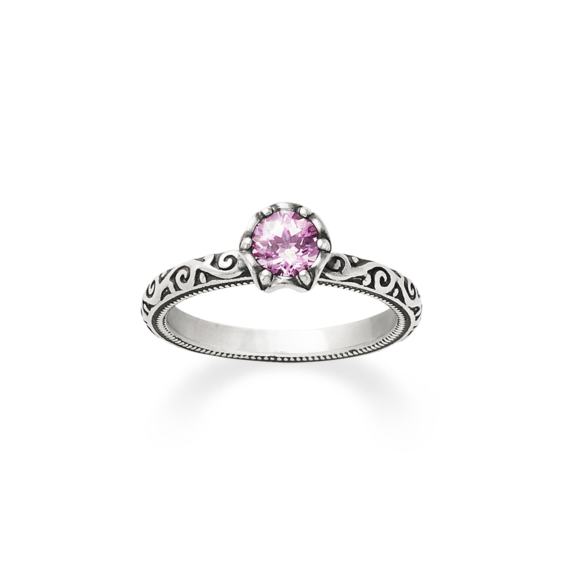 Consuela Cherished Birthstone Ring with Lab-Created Pink Sapphire
 – Consuela
