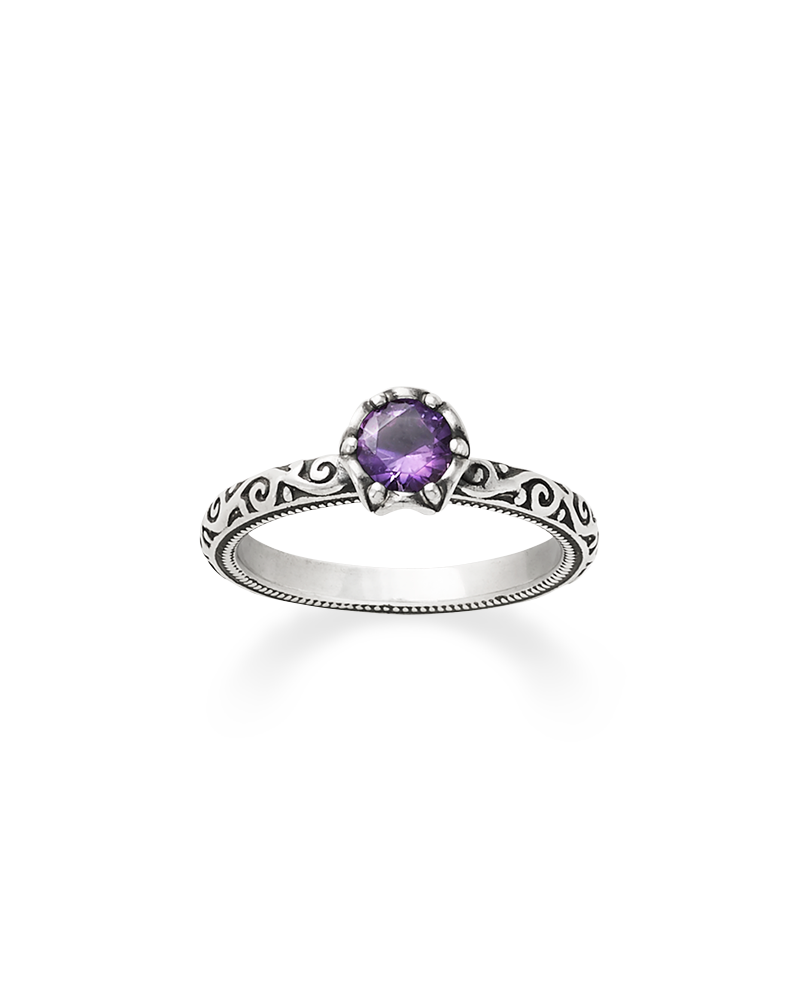 Consuela Cherished Birthstone with Amethyst Ring
 – Consuela