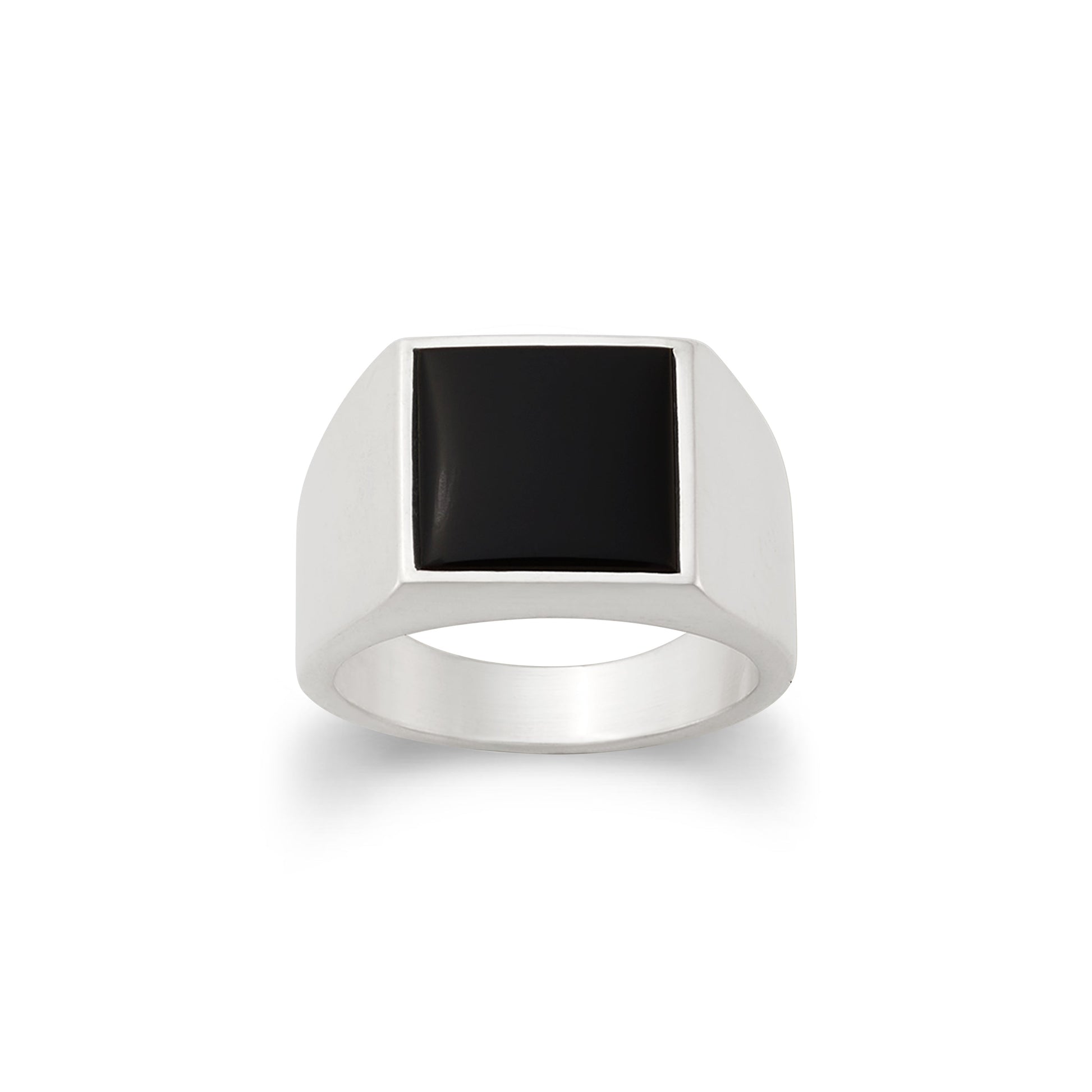 Consuela Classic Gemstone Signet Ring with Black Onyx
 – Consuela