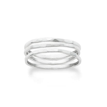 Consuela Delicate Forged Sterling Silver Rings
 – Consuela