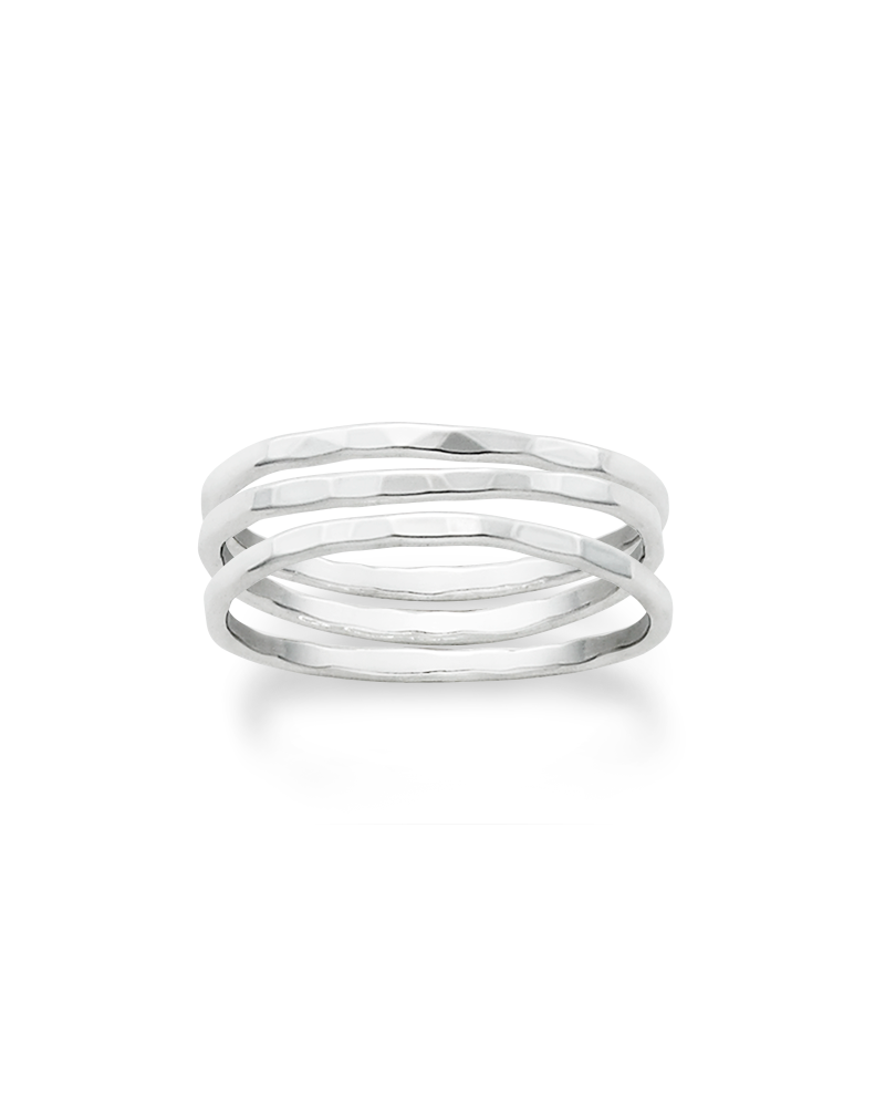 Consuela Delicate Forged Sterling Silver Rings
 – Consuela