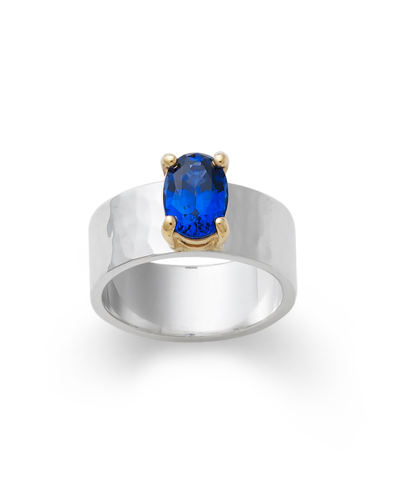 Consuela Julietta with Lab-Created Blue Sapphire Ring
 – Consuela
