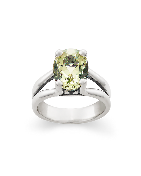 Consuela Oval Prasiolite Ring
 – Consuela