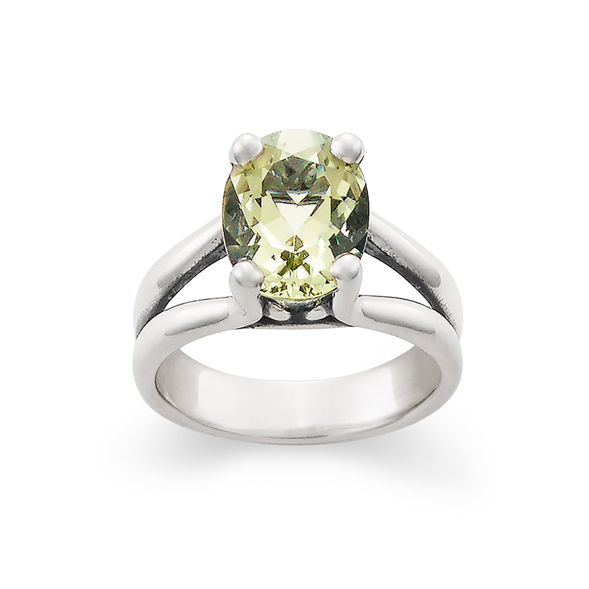 Consuela Oval Prasiolite Ring
 – Consuela