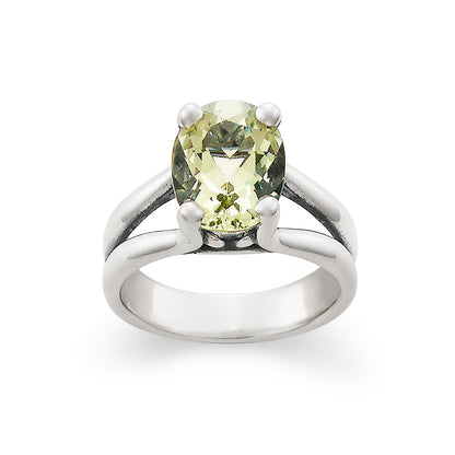 Consuela Oval Prasiolite Ring
 – Consuela