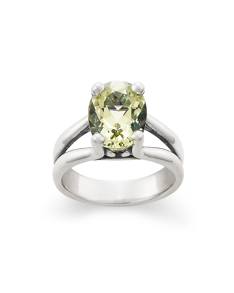Consuela Oval Prasiolite Ring
 – Consuela
