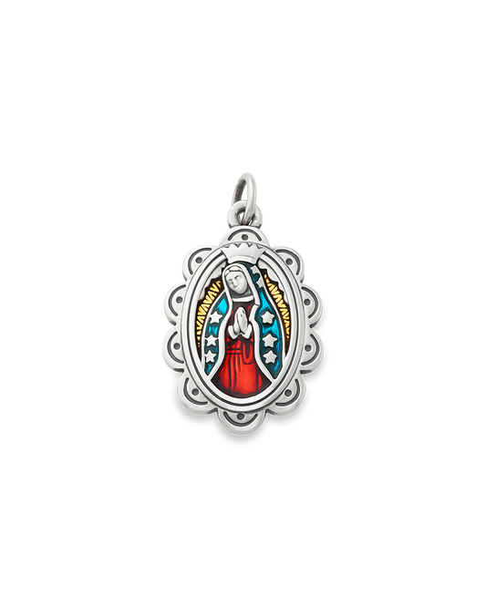 Consuela Enamel Virgin of Guadalupe Charm
 – Consuela