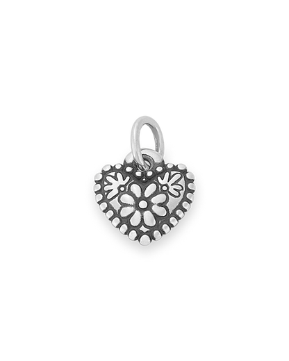 Consuela Petite Floral Heart Charm
 – Consuela