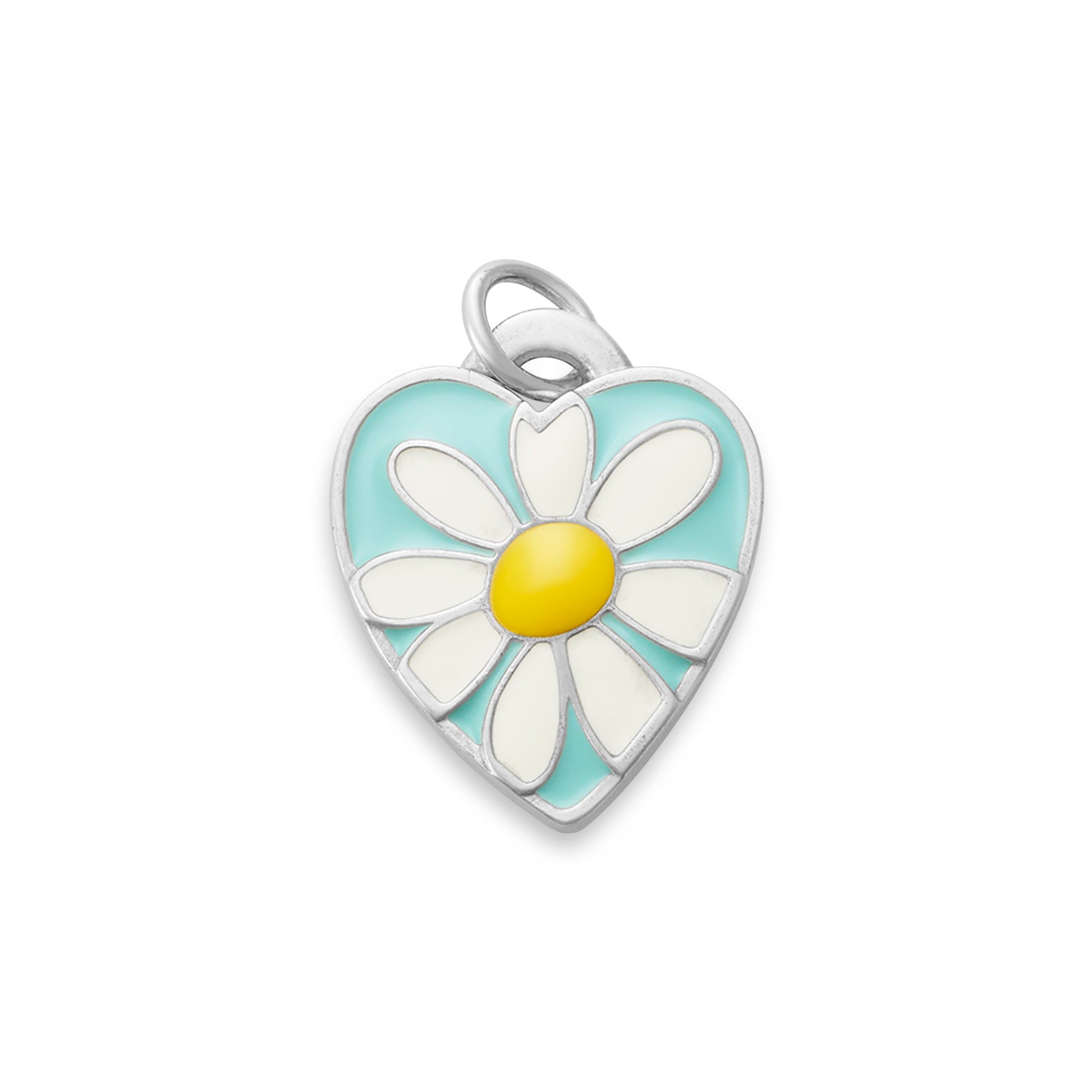 Consuela Enamel Daisy Heart Charm
 – Consuela
