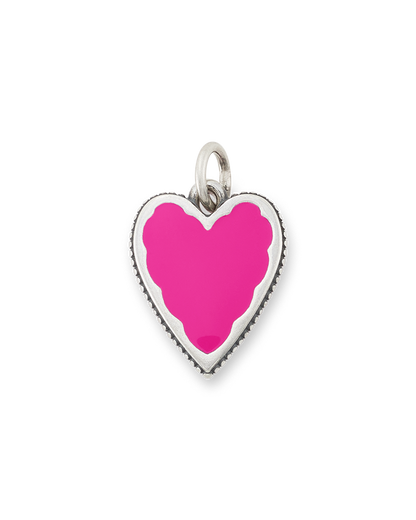 Consuela Enamel Dark Pink Heart Charm
 – Consuela