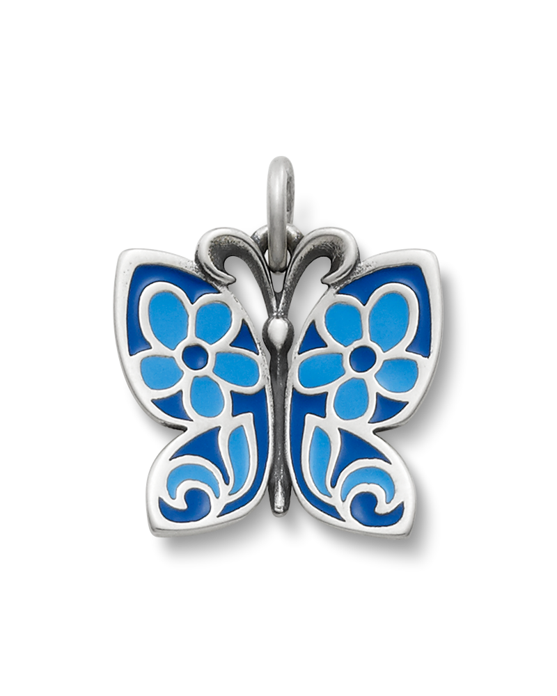Consuela Blue Enamel Butterfly Charm
 – Consuela