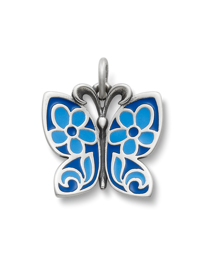 Consuela Blue Enamel Butterfly Charm
 – Consuela