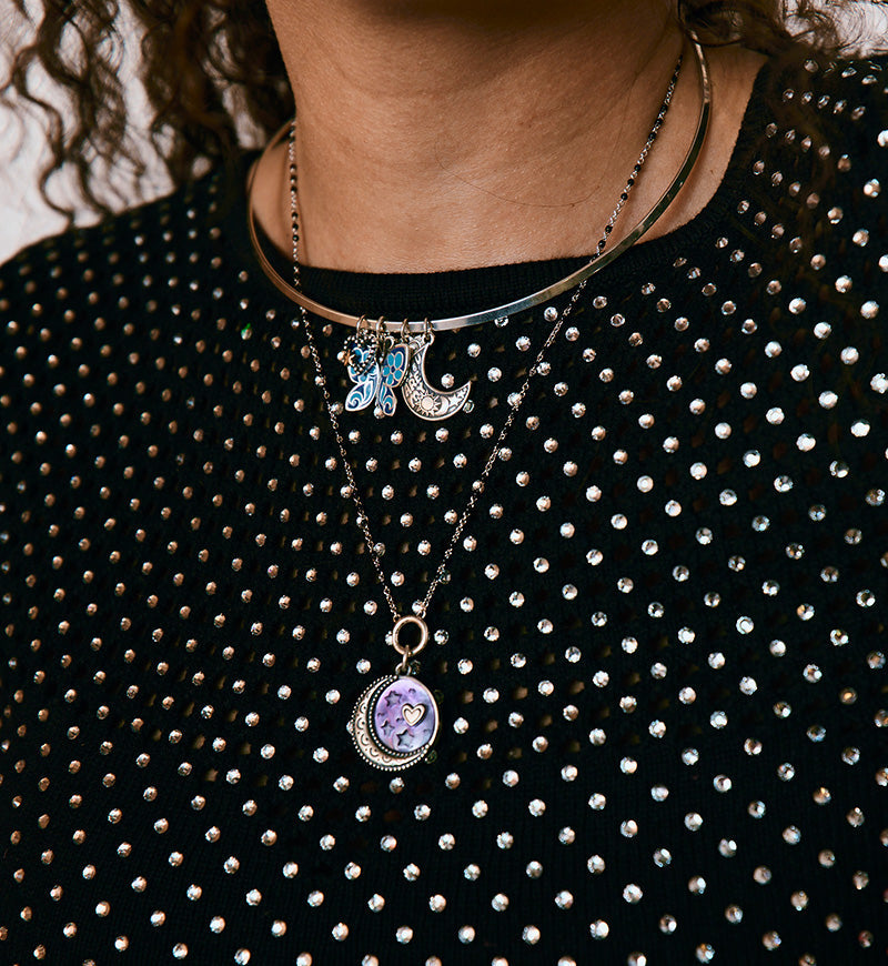 Consuela Blue Enamel Butterfly Charm
 – Consuela