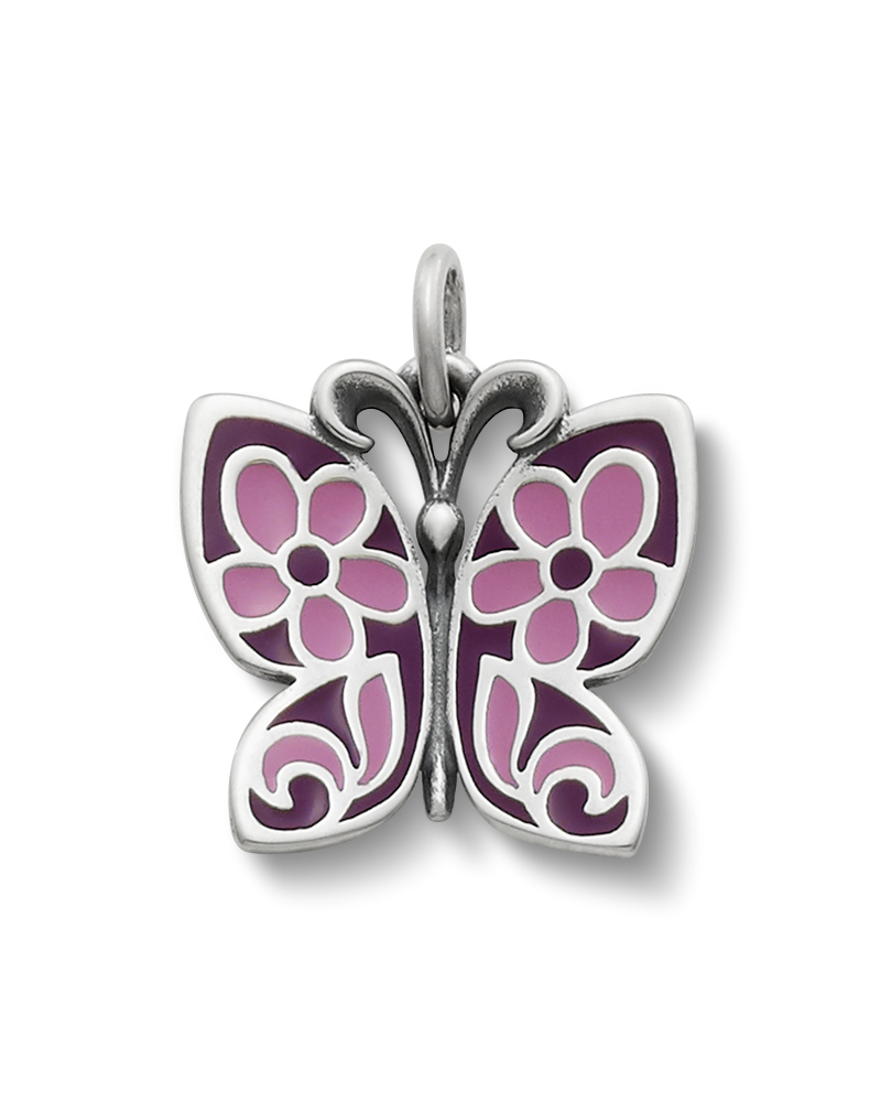 Consuela Purple Enamel Butterfly Charm
 – Consuela