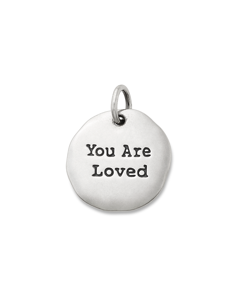 Consuela You Are Loved' Sterling Silver Charm
 – Consuela