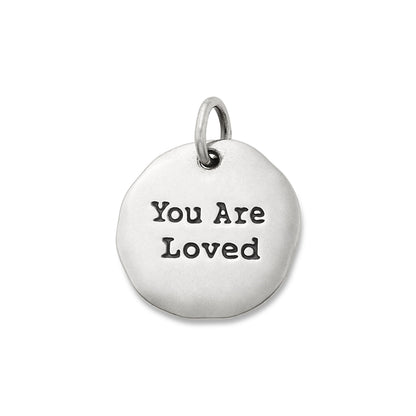 Consuela You Are Loved' Sterling Silver Charm
 – Consuela