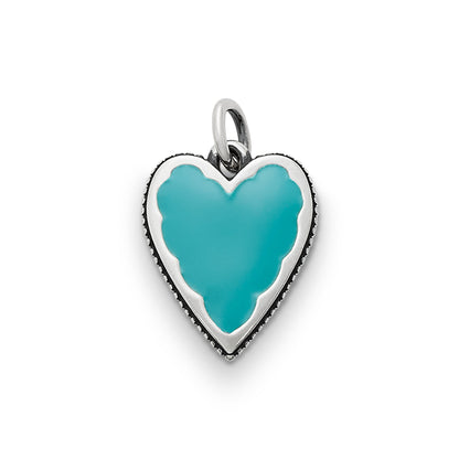 Consuela Enamel Teal Heart Charm
 – Consuela