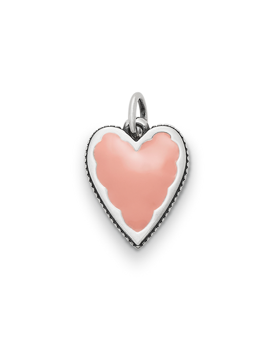 Consuela Enamel Pink Heart Charm
 – Consuela