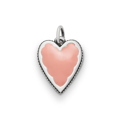 Consuela Enamel Pink Heart Charm
 – Consuela