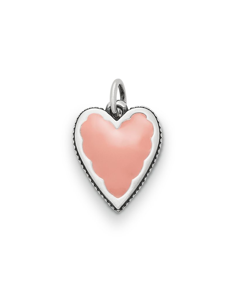 Consuela Enamel Pink Heart Charm
 – Consuela
