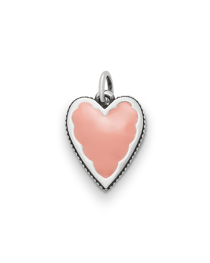Consuela Enamel Pink Heart Charm
 – Consuela