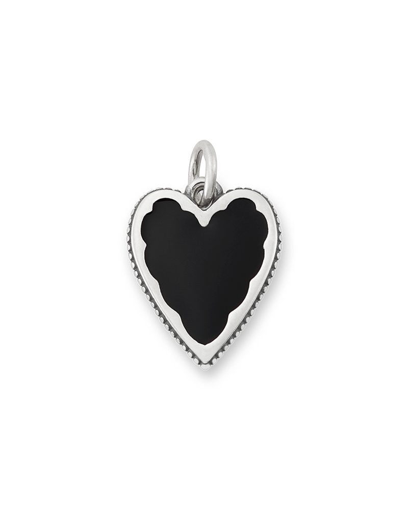 Consuela Enamel Black Heart Charm
 – Consuela