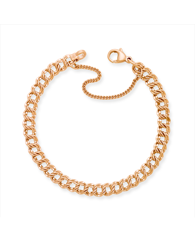 Consuela Light Double Curb Charm Bracelet
 – Consuela