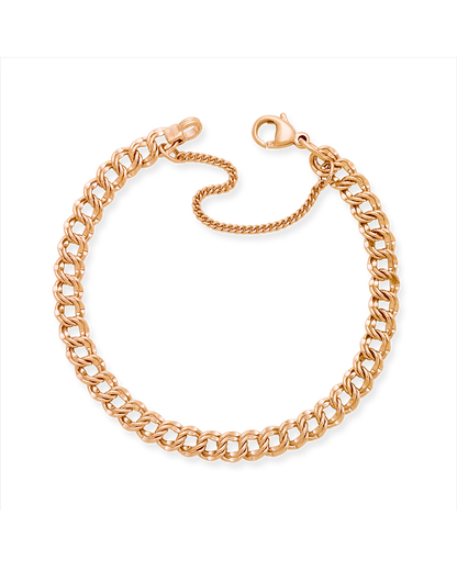 Consuela Light Double Curb Charm Bracelet
 – Consuela