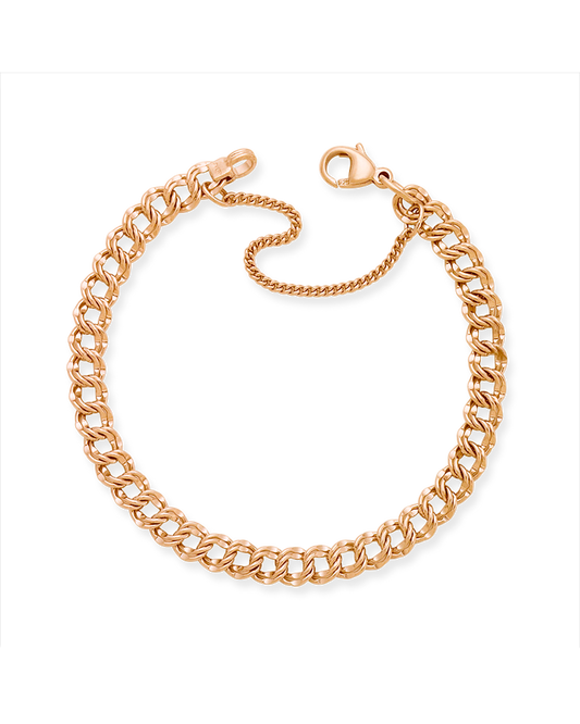Consuela Light Double Curb Charm Bracelet
 – Consuela