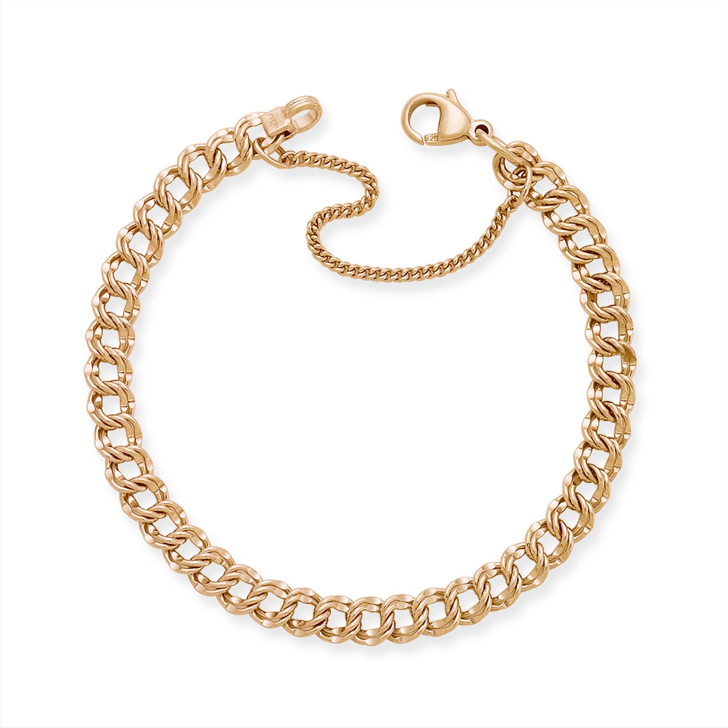 Consuela Light Double Curb Charm Bracelet
 – Consuela