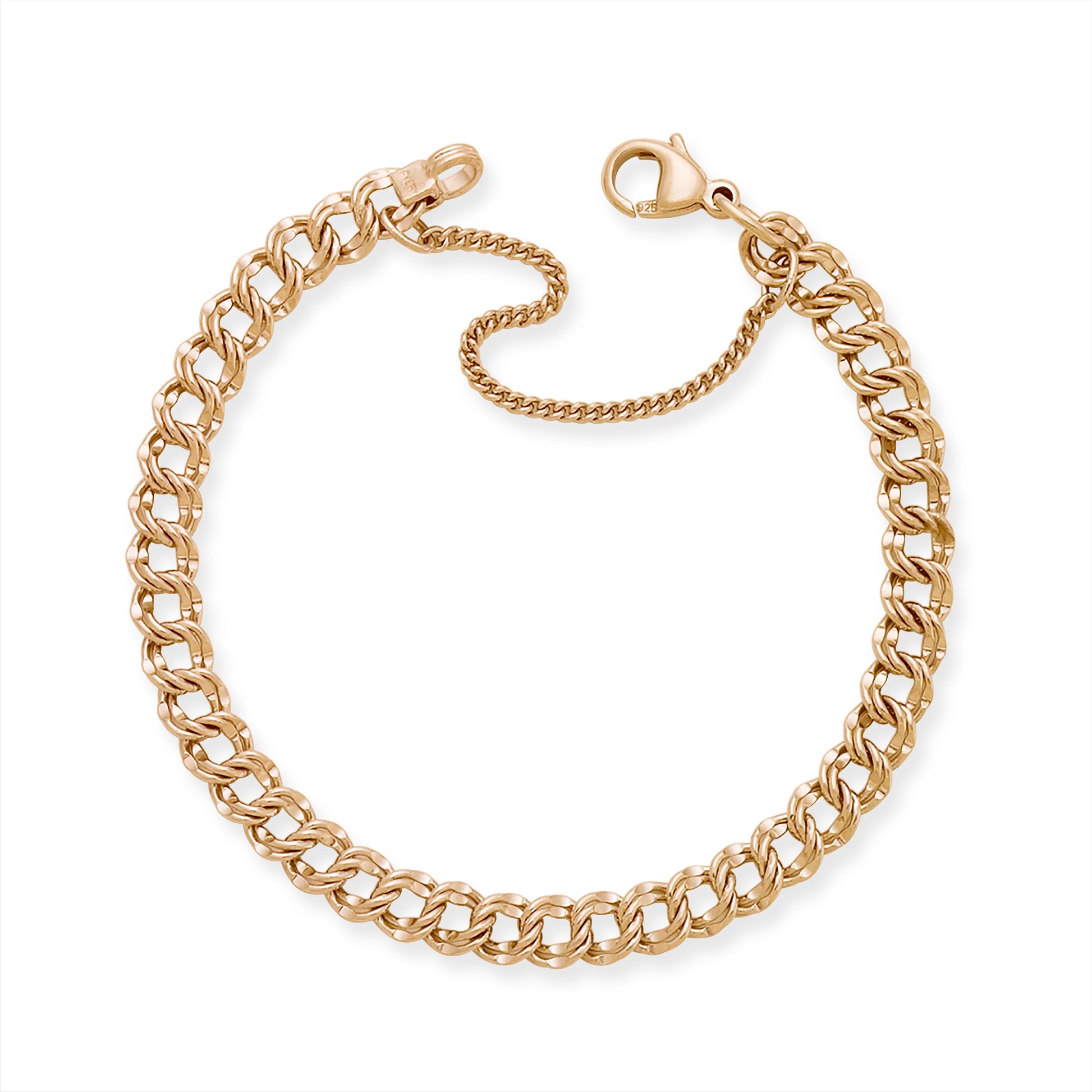 Consuela Light Double Curb Charm Bracelet
 – Consuela