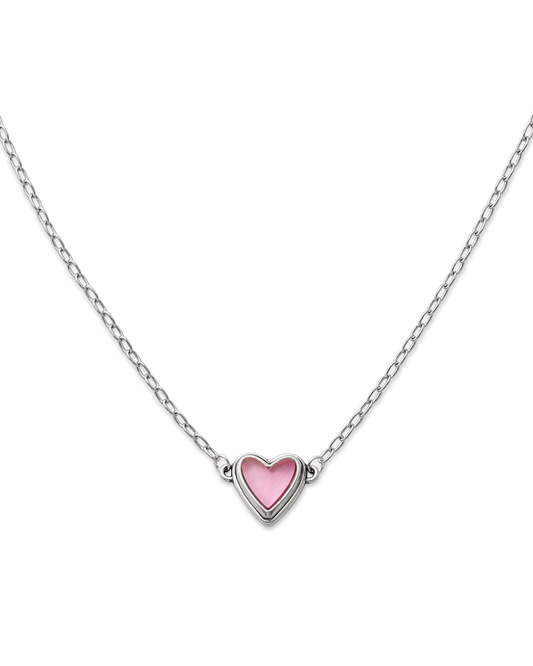 Consuela Sweetheart Pink Doublet Necklace
 – Consuela