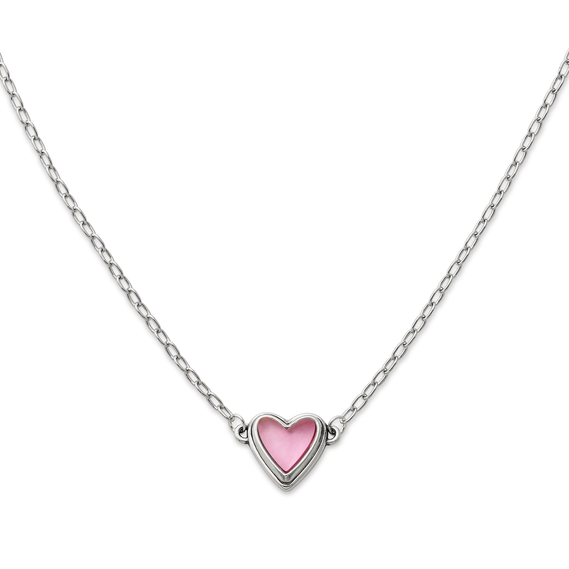 Consuela Sweetheart Pink Doublet Necklace
 – Consuela