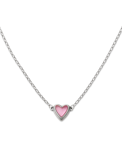Consuela Sweetheart Pink Doublet Necklace
 – Consuela