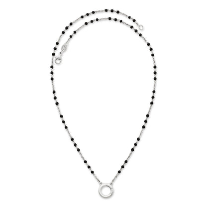 Consuela Enamel Beaded Chain Changeable Charm Holder Necklace
 – Consuela