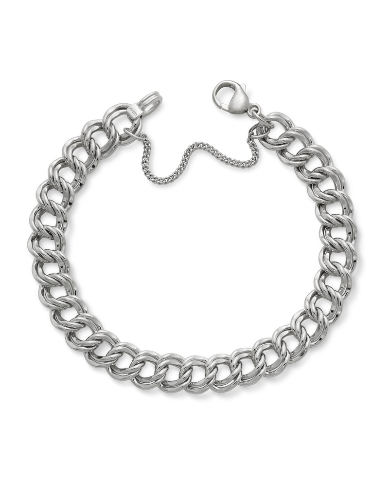 Consuela Heavy Double Curb Charm Bracelet
 – Consuela