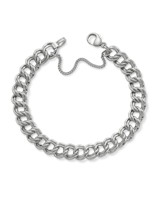 Consuela Heavy Double Curb Charm Bracelet
 – Consuela