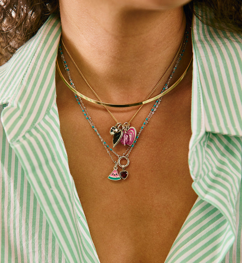 Consuela Enamel Watermelon Slice Charm
 – Consuela