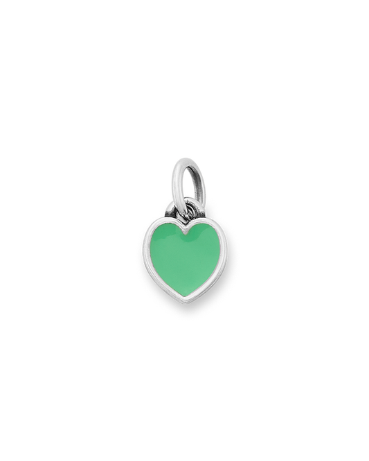 Consuela Enamel Green Connected Hearts Charm
 – Consuela