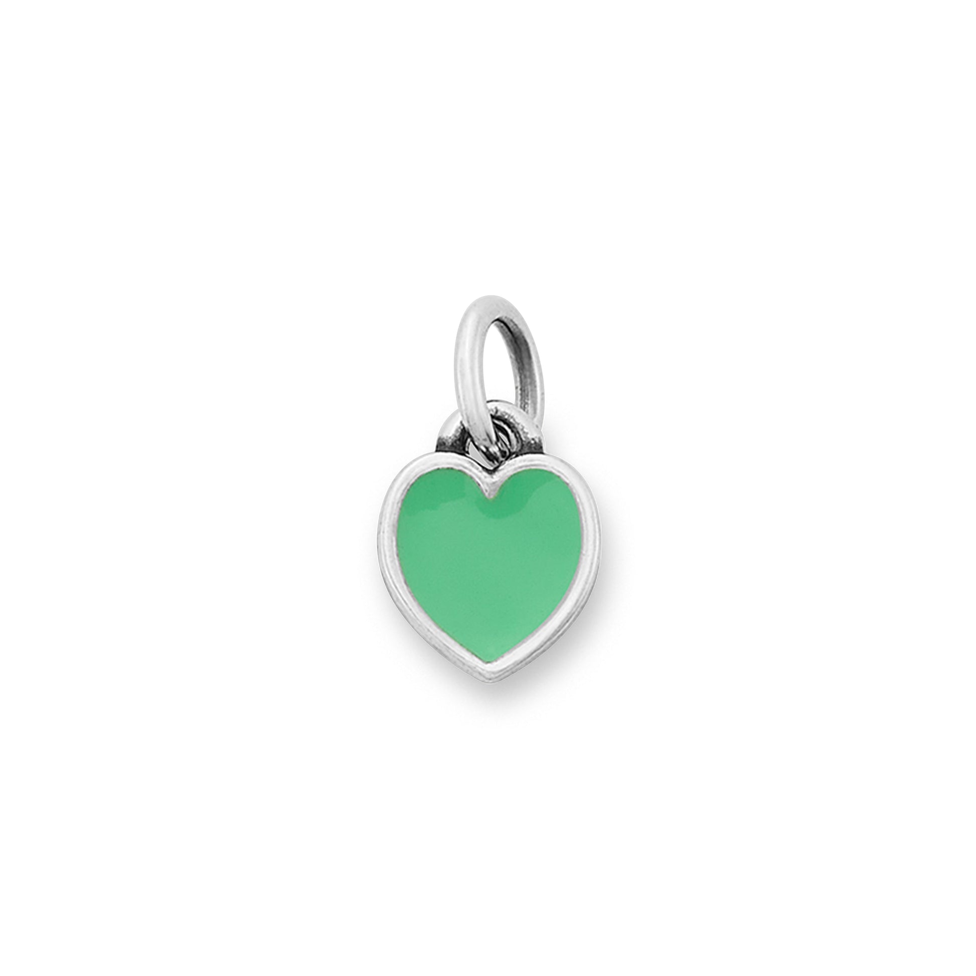 Consuela Enamel Green Connected Hearts Charm
 – Consuela